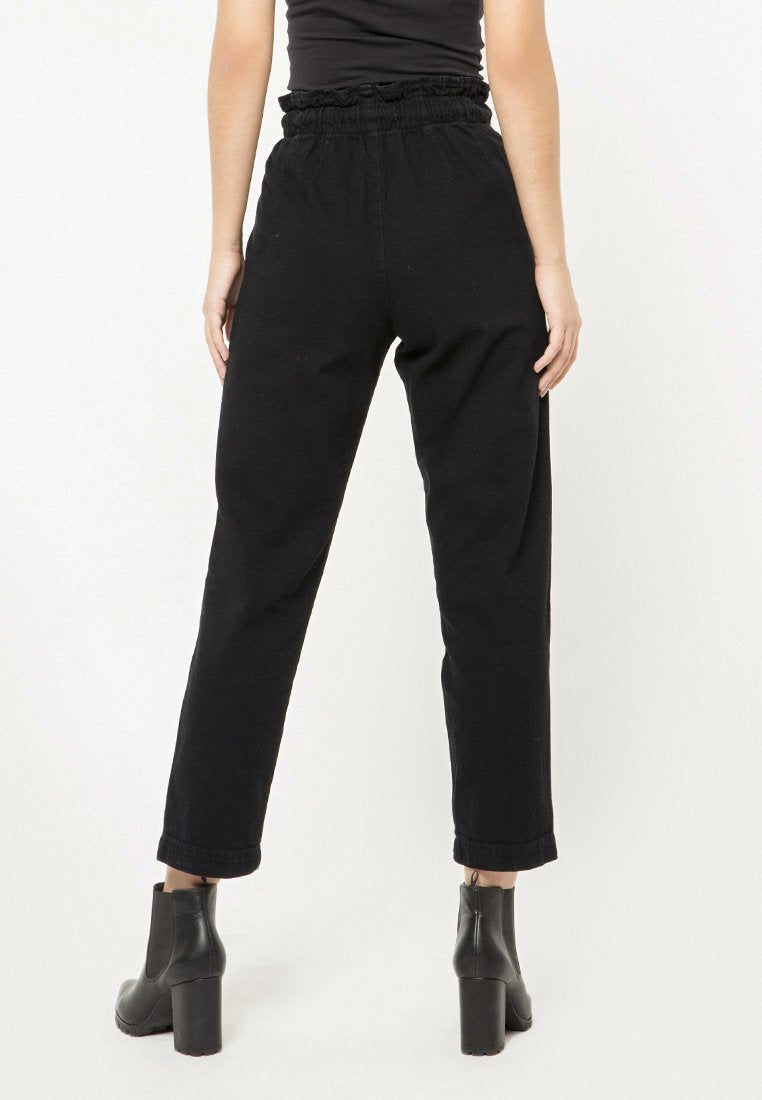 Paperbag Denim Pants