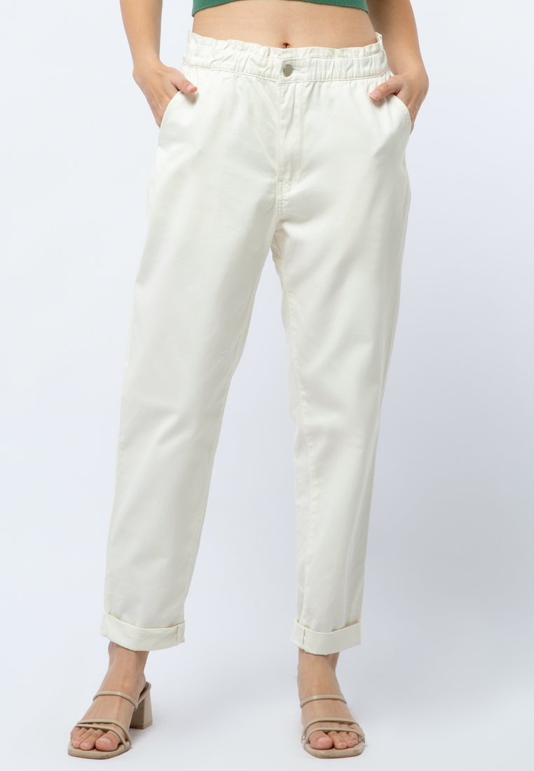 Paperbag Slouchy Denim Pants
