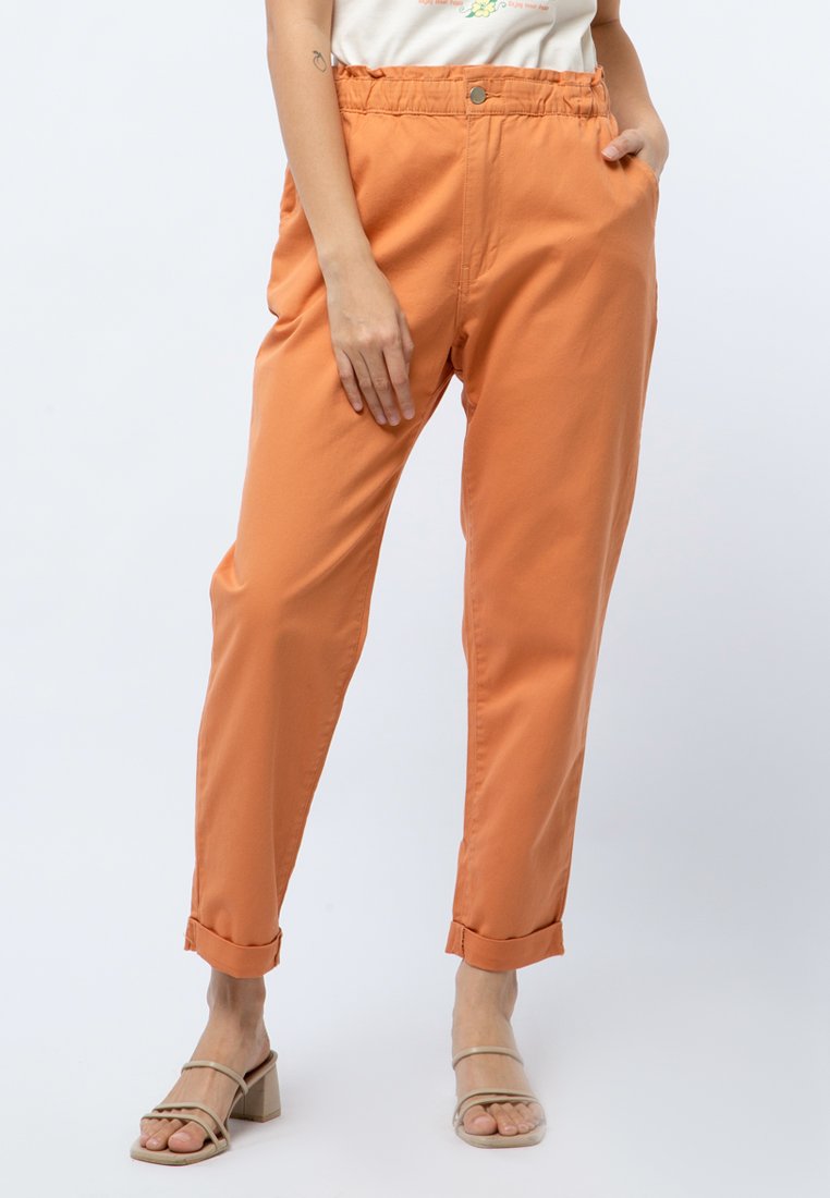 Paperbag Slouchy Denim Pants