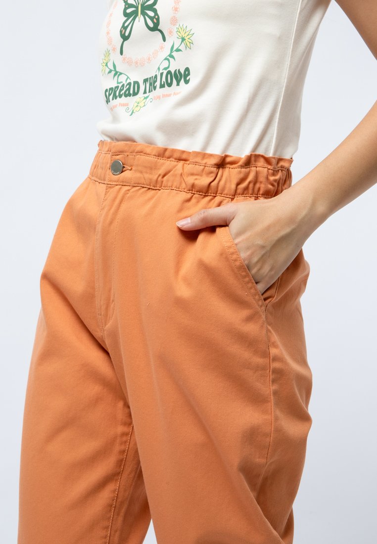 Paperbag Slouchy Denim Pants