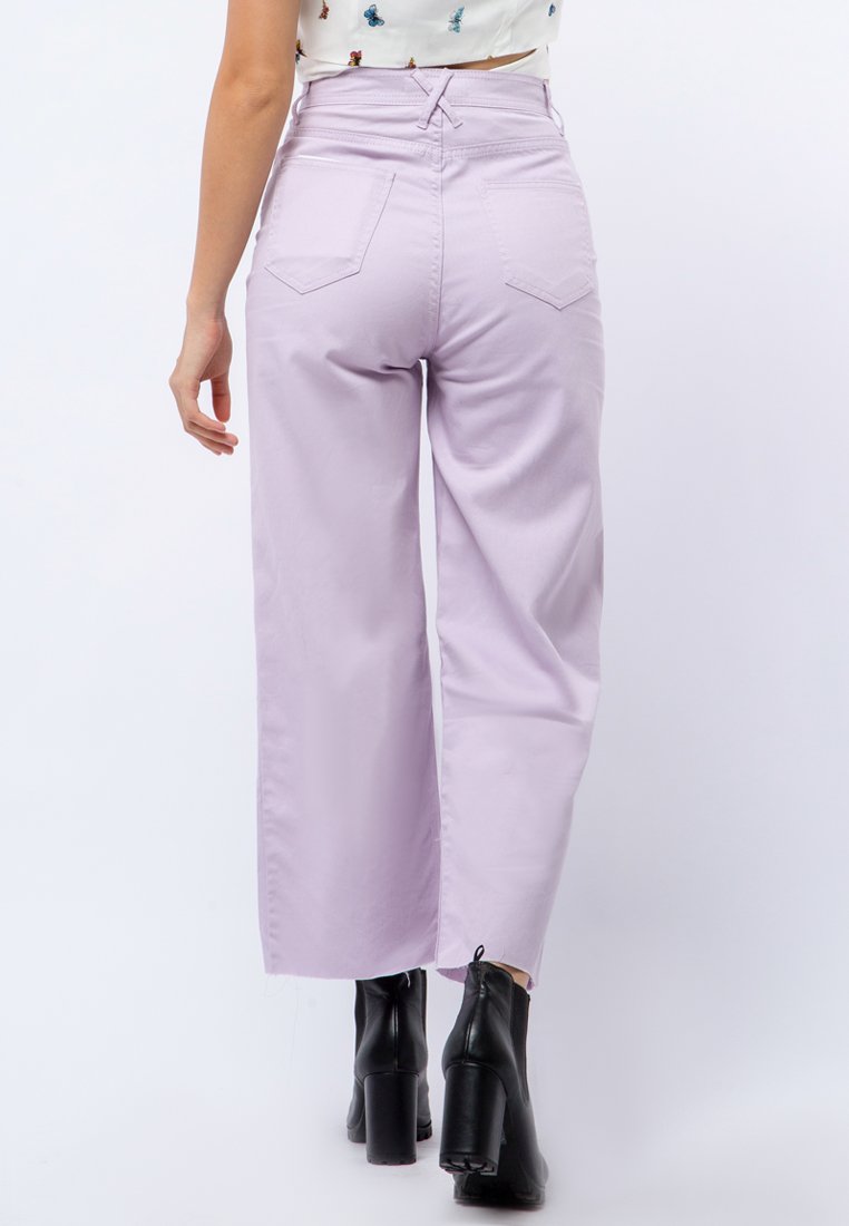 Denim Cullotte Pants