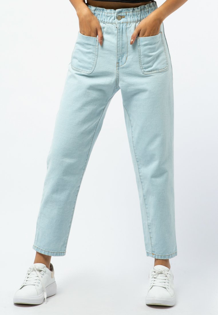 Slouchy Paperbag Denim
