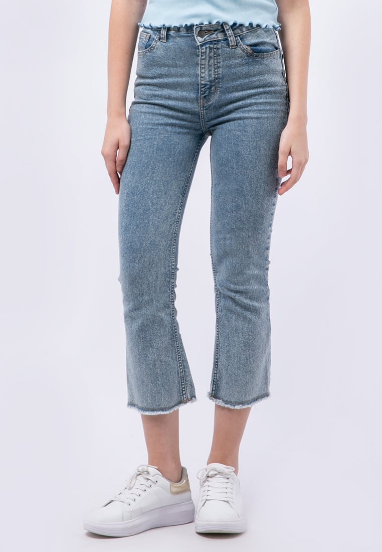 Cropped Flare Jeans
