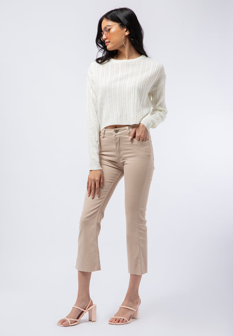 Kick Flare Denim Pants