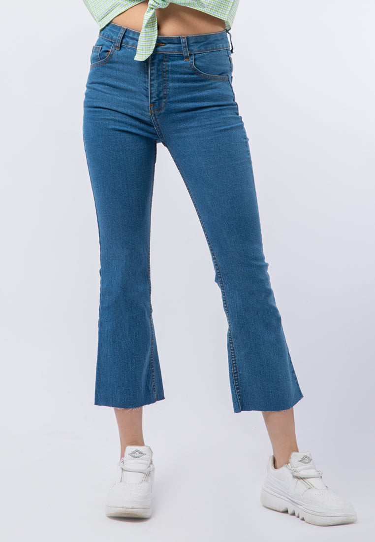 Kick Flare Denim Pants