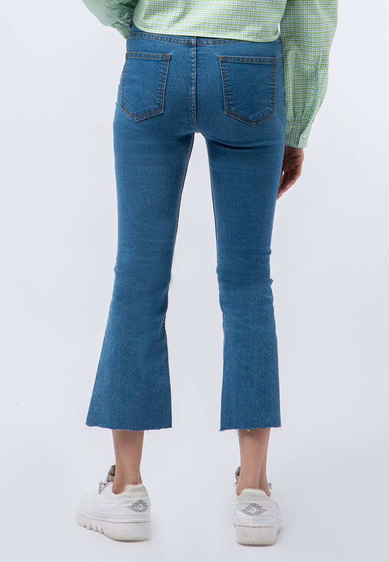 Kick Flare Denim Pants