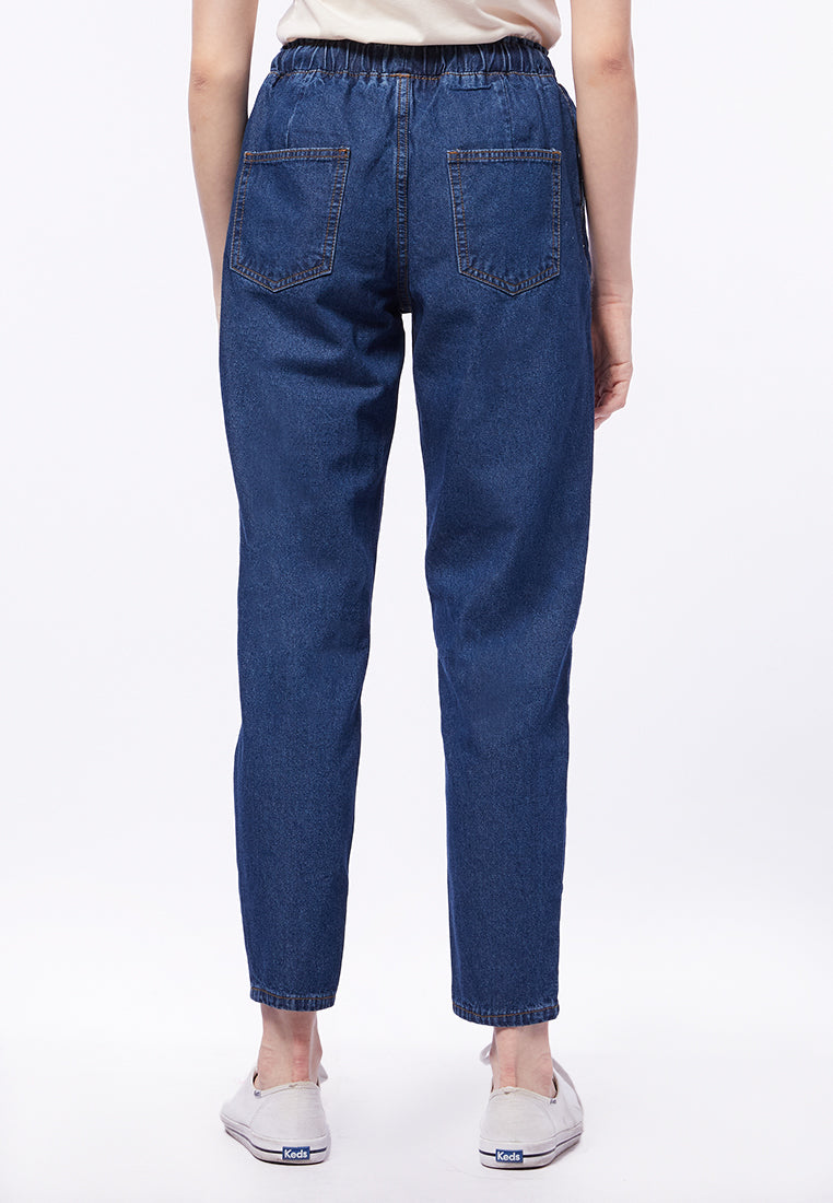 Balloon Denim Jogger Pants