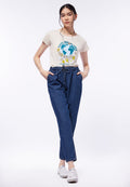 Balloon Denim Jogger Pants