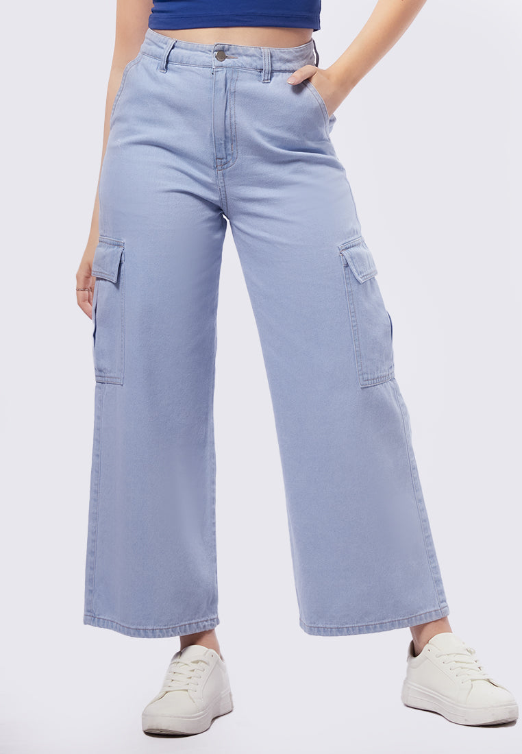Side Pocket Denim Pants