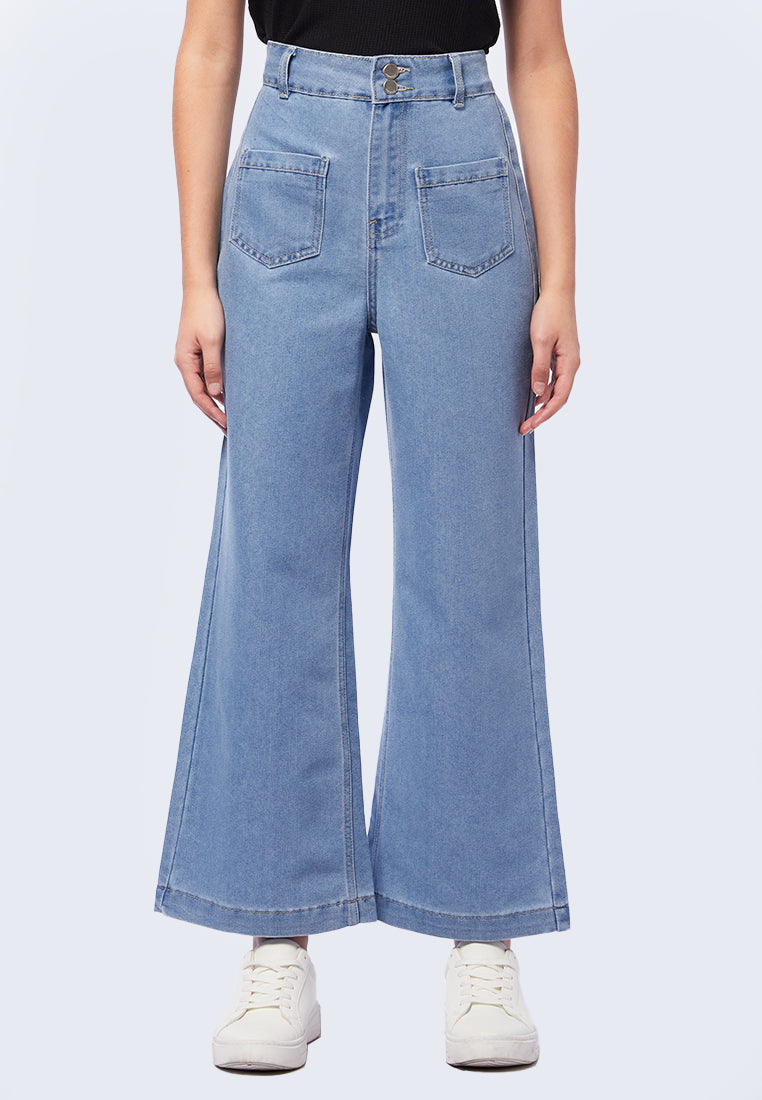 Denim Pants with Front Pocket