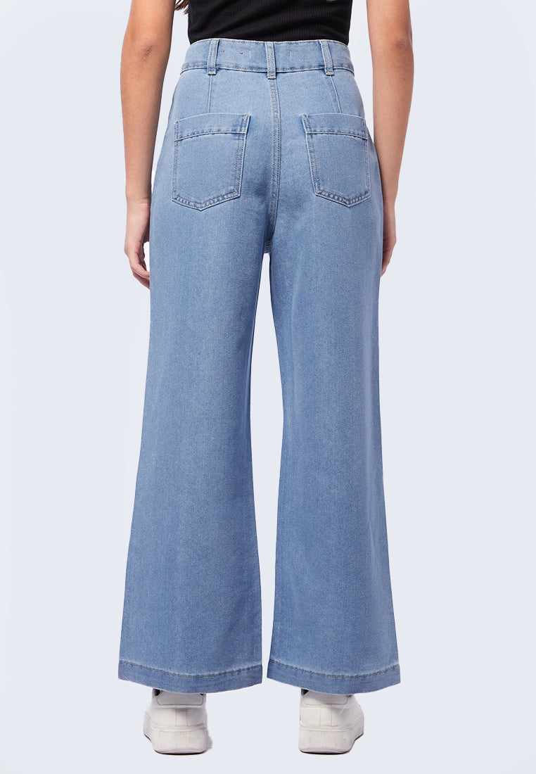 Denim Pants with Front Pocket