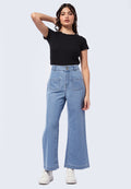 Denim Pants with Front Pocket