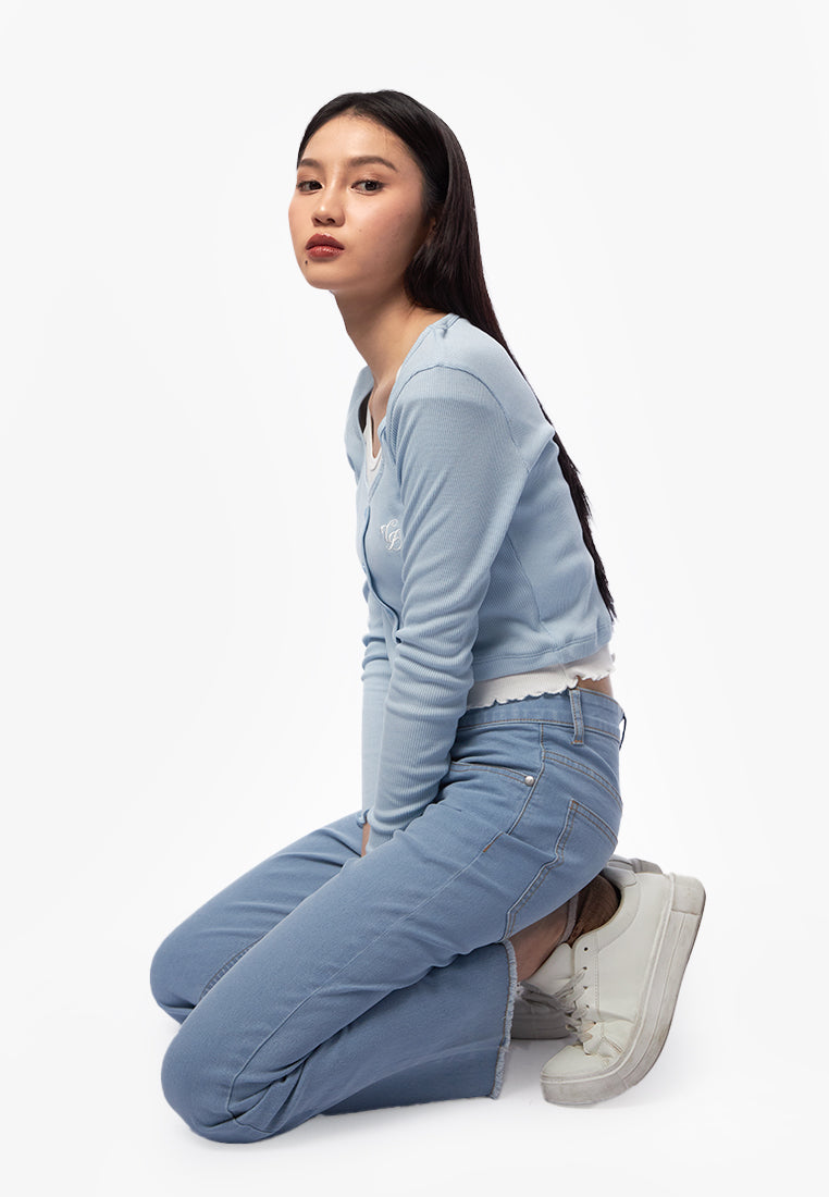 Cropped Flare Jeans