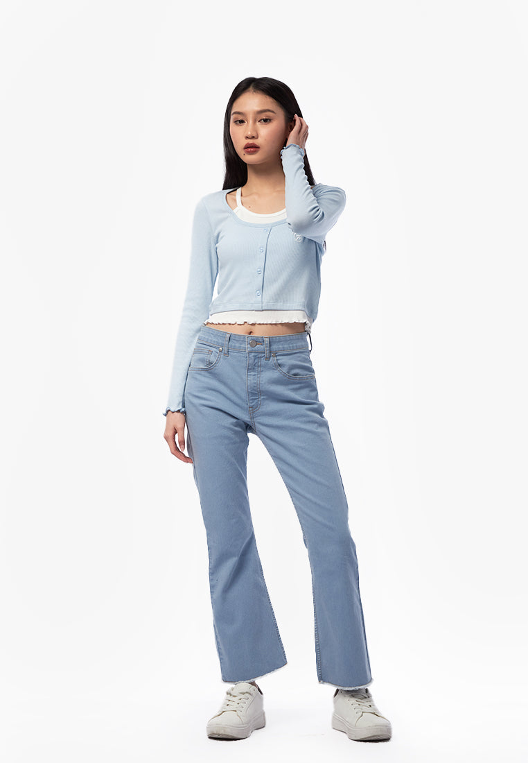 Cropped Flare Jeans