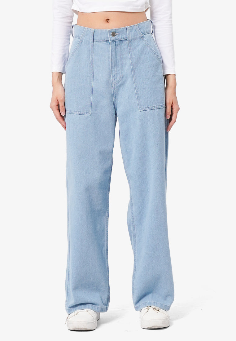 Double Pocket Denim Pants