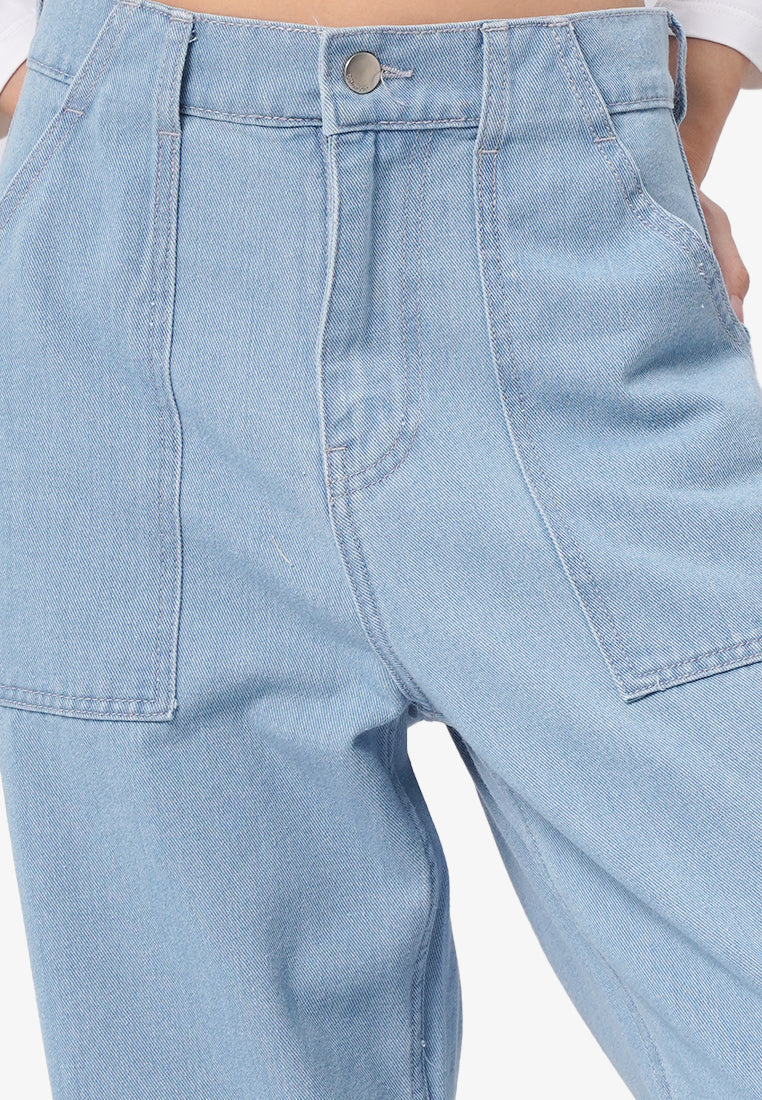 Double Pocket Denim Pants