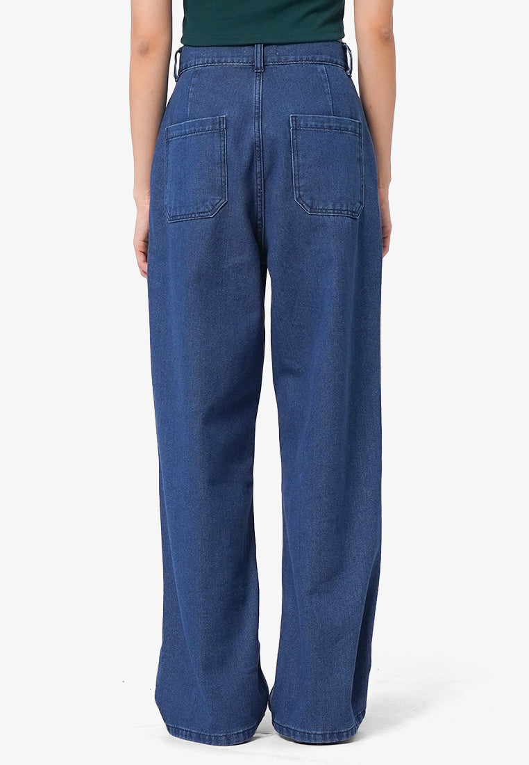 Double Pocket Denim Pants
