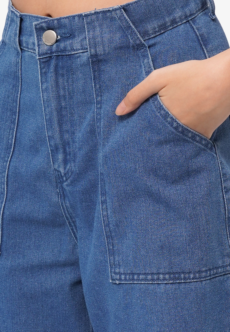 Double Pocket Denim Pants