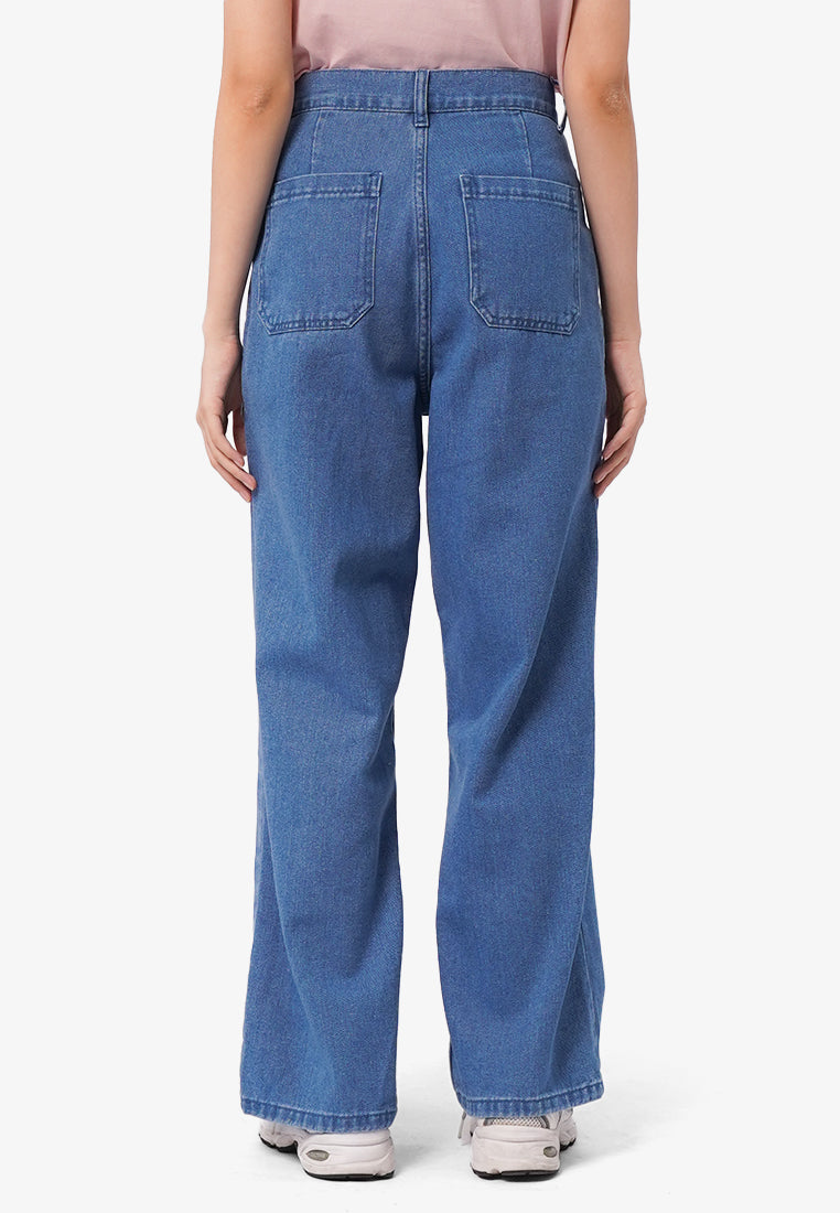 Double Pocket Denim Pants