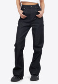 Regular Fit Flared Denim Pants