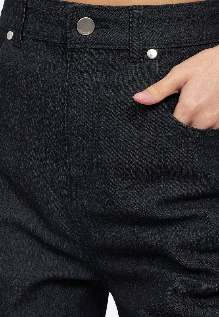 Regular Fit Flared Denim Pants