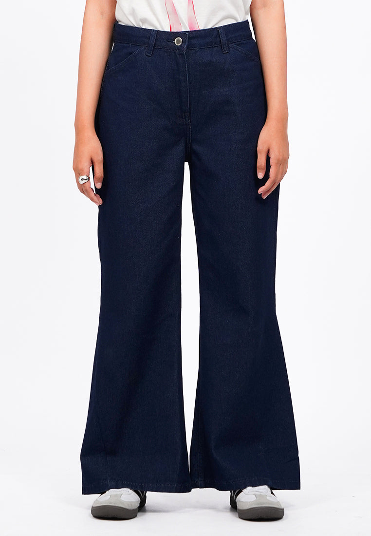 Mid Rise Bootcut Denim Pants