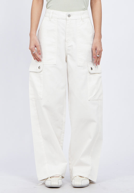 Barrel Cargo Denim Pants