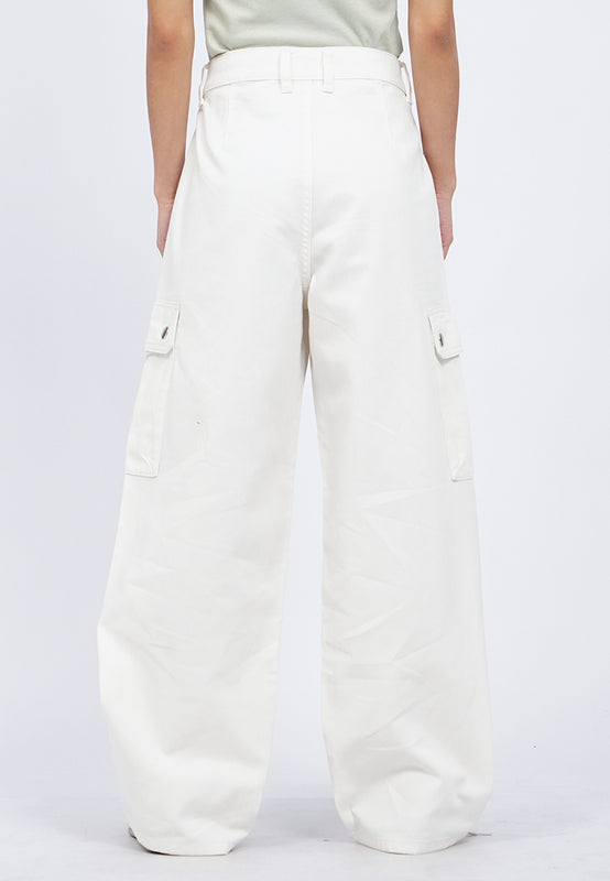 Barrel Cargo Denim Pants
