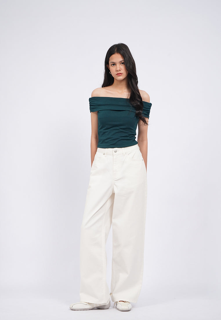 Straight Fit Denim Pants