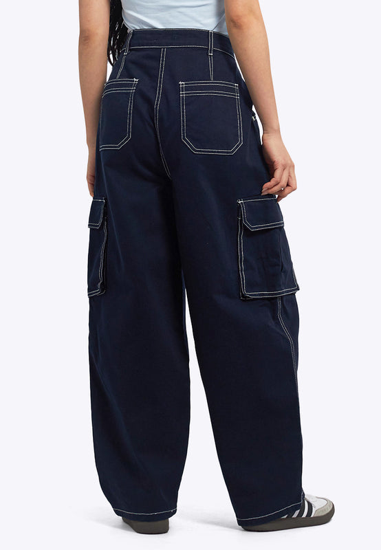 Utility Barrel Denim Pants