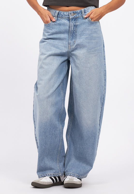 Barrel Denim Pants