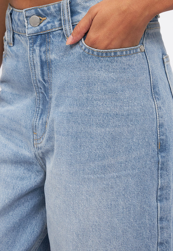Barrel Denim Pants