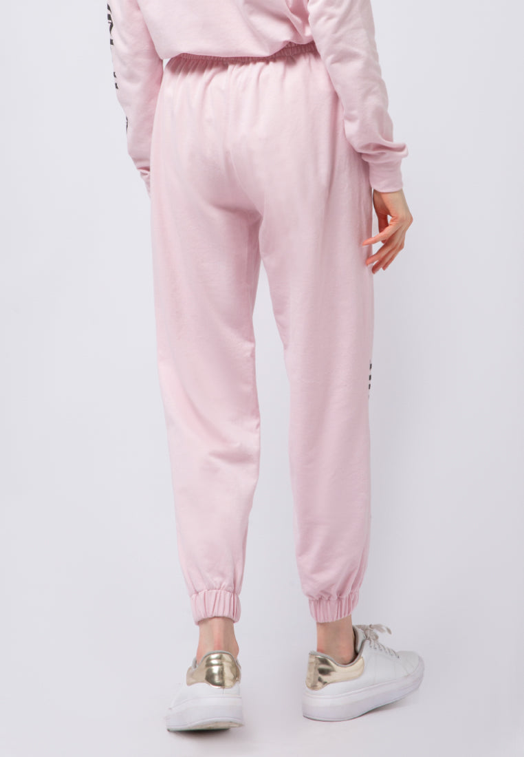 Jogger Pants with Print Details