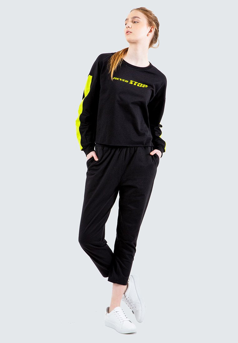 7/8 Straight Leg Track Pants