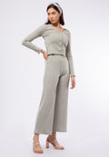 Fitted Rib Long Pants
