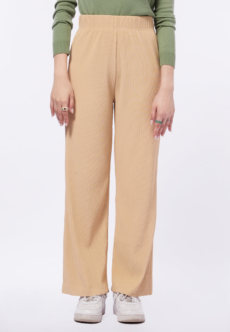 Wide Leg Rib Pants