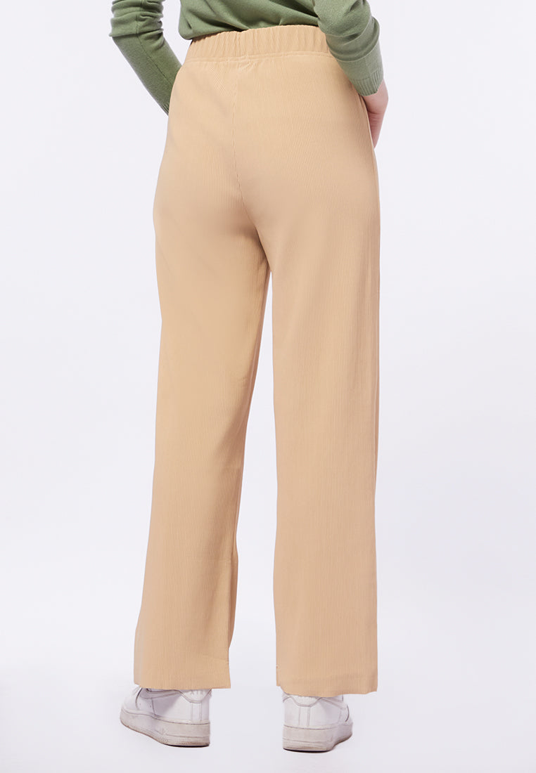 Wide Leg Rib Pants