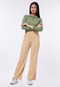 Wide Leg Rib Pants