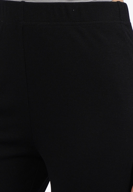 High Waist Rib Pants