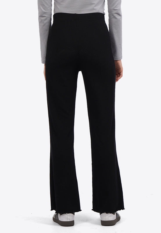 High Waist Rib Pants