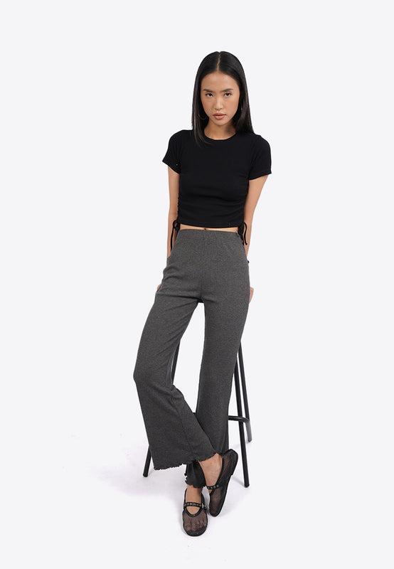 High Waist Rib Pants