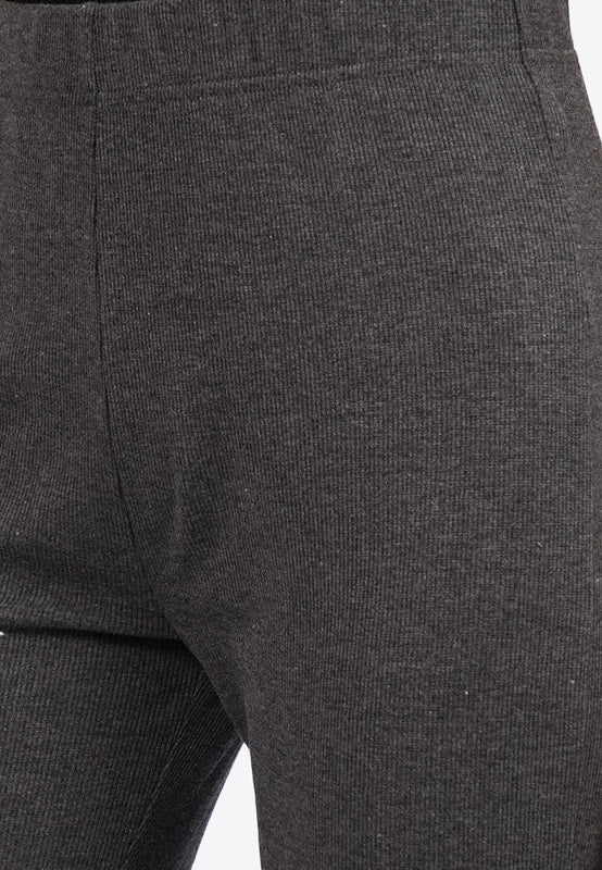 High Waist Rib Pants