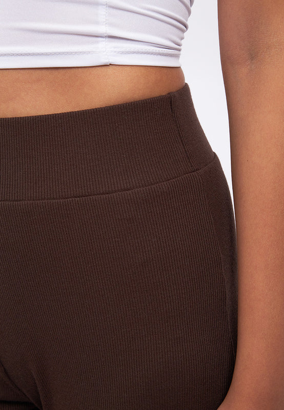 Flared Knit Pants