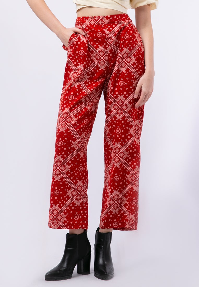 Printed Palazzo Pants