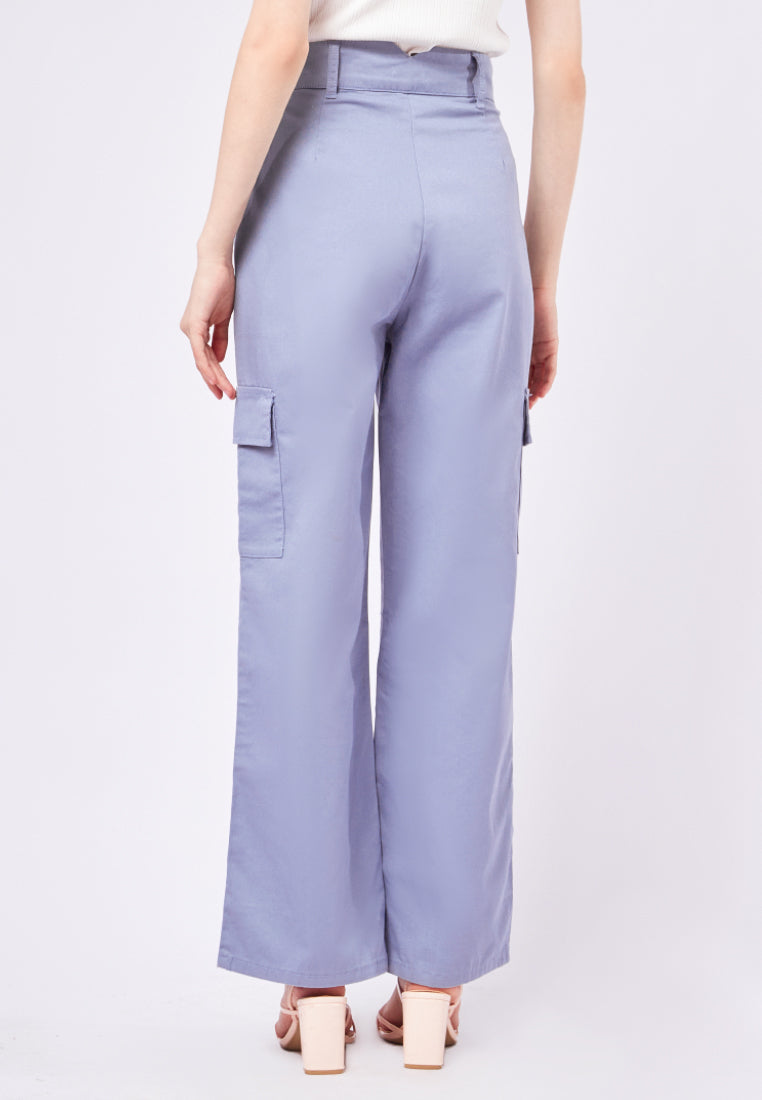 High Waist Wide Leg Trousers