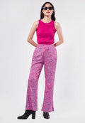 Printed Flare Pants