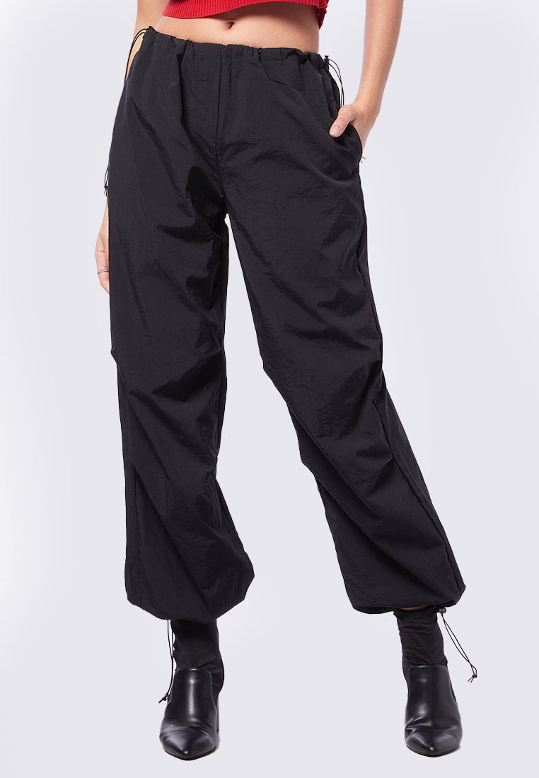 Parachute Pants with Drawstring Details