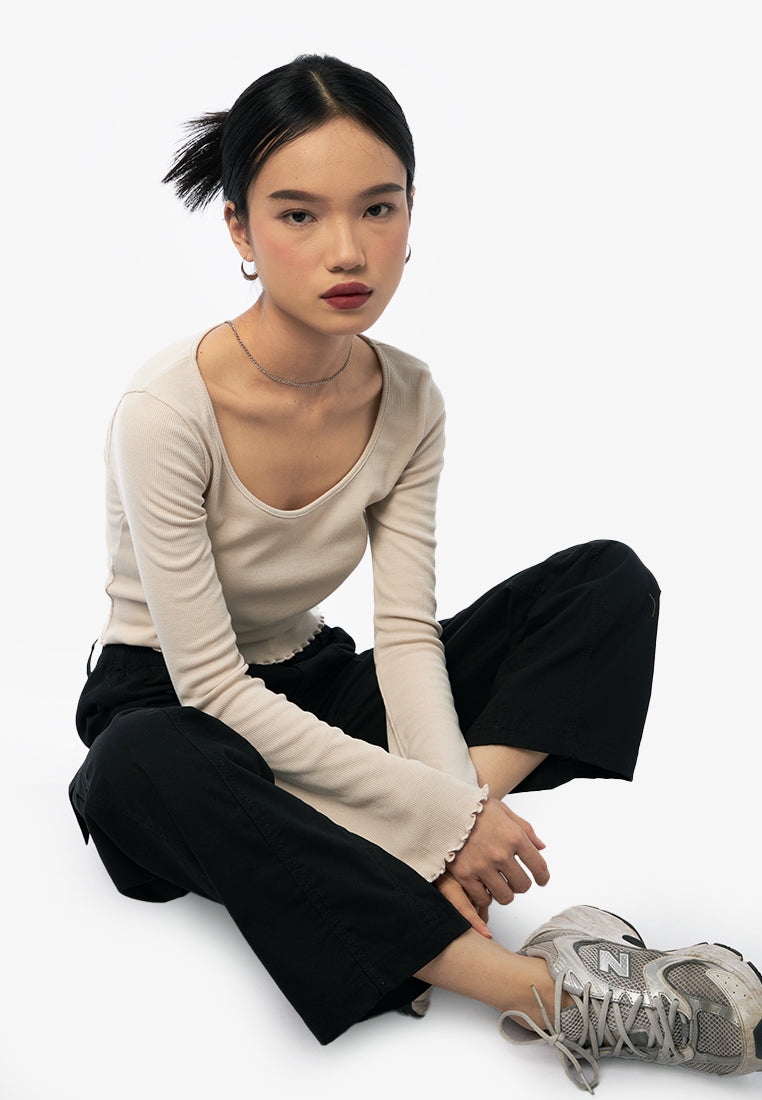 Straight Leg Cargo Trousers