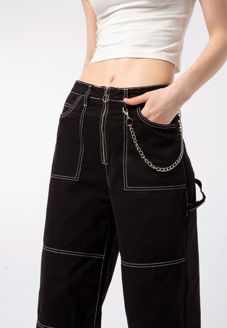 Wide Leg Cargo Pants