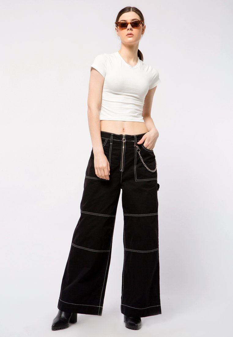 Wide Leg Cargo Pants